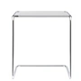 Thonet - B 97 a Table d'appoint, chrome / vernis de finition blanc pur (RAL 9010)