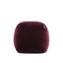 freistil - 173 Pouf, Ø 55 cm, noir-rouge (6085)