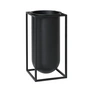 Audo - Vase Kubus Lolo, noir