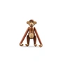 Kay Bojesen - Singe en bois mini, bois de limba / teck