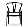 Carl Hansen - CH24 Wishbone Chair , hêtre noir / tressage noir