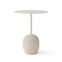 & Tradition - Lato Table d'appoint ronde Ø 40 cm, H 50 cm, ivory white / crema diva marbre