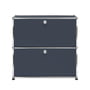 USM Haller - Sideboard S avec deux portes abattantes, gris anthracite (RAL 7016)