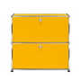 USM Haller - Sideboard S avec deux portes abattantes, jaune or (RAL 1004)