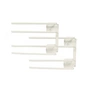 String - Hanger Rack Module pour verres à vin, 16 x 20 cm, blanc (lot de 2)
