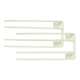 String - Hanger Rack Module pour verres à vin, 16 x 30 cm, blanc (lot de 2)