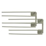 String - Hanger Rack Module pour verres à vin, 16 x 30 cm, gris (set de 2)