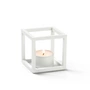 Audo - Kubus T Porte-bougie à chauffe-plat, blanc