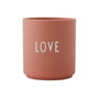 Design Letters - AJ Favourite Tasse en porcelaine, Love / rose