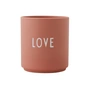 Design Letters - AJ Favourite Tasse en porcelaine, Love / rose