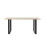 Muuto - 70/70 Table de salle à manger, 170 x 85 cm, chêne / noir