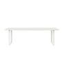 Muuto - 70/70 Table de salle à manger, 255 x 108 cm, blanc (stratifié)