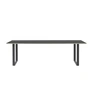 Muuto - 70/70 Table à manger, 255 x 108 cm, noir (linoléum)