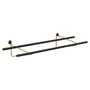 We Do Wood - Shoe Rack chêne fumé / laiton