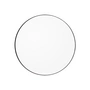 AYTM - Circum Miroir mural medium, Ø 90 cm, noir / transparent