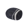 myfelt - Pouf en galets Hugo M, gris foncé chiné