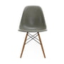 Vitra - Side Chair Eames en fibre de verre DSR, miel de frêne / Eames raw umber (feutre planeur blanc)