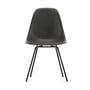 Vitra - Side Chair Eames en fibre de verre DSR, basic dark / Eames elephant hide grey (planeur feutre basic dark)