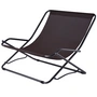 Fiam - Dondolina Twin Fauteuil de relaxation, noir / noir