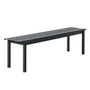 Muuto - Linear Steel Banc 170 cm, noir