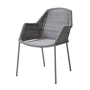 Cane-line - Breeze Fauteuil empilable (5464) Outdoor, gris clair