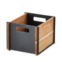 Cane-line - Box Boîte de rangement Indoor, Teck / gris lave