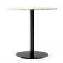 Audo - Harbour Column Table de bistrot Ø 80 cm, marbre blanc / noir