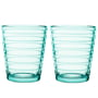 Iittala - Aino Aalto Gobelet en verre 22 cl, vert eau (lot de 2)