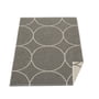 Pappelina - Tapis réversible boo, 70 x 100 cm, anthracite / lin
