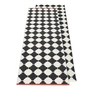 Pappelina - Tapis réversible marre, 70 x 225 cm, noir / vanille
