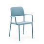 Nardi - Bora Chaise avec accoudoirs, celeste