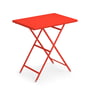 Emu - Arc en Ciel Table pliante, 70 x 50 cm, rouge écarlate