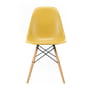 Vitra - Eames fiberglass side chair dsw, érable jaunâtre / eames ocre clair (feutre glider blanc)