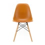 Vitra - Eames fiberglass side chair dsw, érable jaunâtre / eames ocre foncé (feutre glider blanc)
