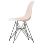 Vitra - Eames Plastic Side Chair DSR RE, basic dark / rose pâle (patins en feutre basic dark)