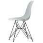 Vitra - Chaise, Chaise Eames Plastic Side  DSR, basic dark / gris clair (feutre basic dark)