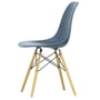 Vitra - Chaise Eames Plastic Side Chair DSW, érable jaunâtre / bleu marine (feutre de planeur blanc)