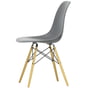 Vitra - Eames Plastic Side Chair DSW RE, érable jaunâtre / gris granit (patins en feutre blanc)