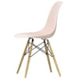 Vitra - Eames Plastic Side Chair DSW RE, frêne couleur miel / rose tendre (patins en feutre blanc)