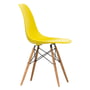 Vitra - Eames Plastic Side Chair DSW, couleur miel de frêne / lumière du soleil (feutre glider blanc)