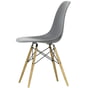 Vitra - Eames Plastic Side Chair DSW, frêne couleur miel / gris granit (patins en feutre blanc)