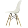 Vitra - Chaise Eames Plastic Side Chair DSW, couleur miel de frêne / cailloutis (feutre glider blanc)