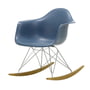 Vitra - Eames Plastic Armchair RAR RE, érable jaunâtre / chrome / bleu mer