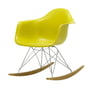 Vitra - Eames Plastic Armchair RAR RE, érable jaunâtre / chrome / moutarde