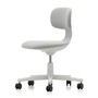 Vitra - Rookie Chaise de bureau, soft grey / Plano blanc crème / gris sierra (roulettes pour sols durs)