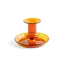 HAY - Flare Bougeoir, Ø 11 x H 7,5 cm, ambre