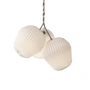 Le klint - Lampe à suspension "le bouquet" m, blanche (lot de 3)