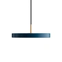 Umage - Asteria Mini lampe LED suspendue, laiton / pétrole