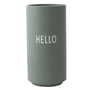 Design letters - Aj favourite porcelaine vase, bonjour / vert