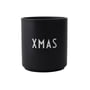 Design Letters - AJ Favourite Tasse en porcelaine, Xmas / noir